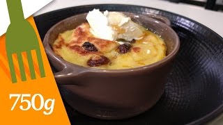 Recette de Pain perdu aux raisins et zestes d’orange  750g [upl. by Yrol]