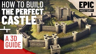 3D Guide  How to Build the Perfect Medieval Castle [upl. by Atiekahs]