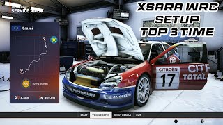 EA Sports WRC  Brusné  Citroen Xsara WRC TOP3 Onboard  Setup [upl. by Lilhak]