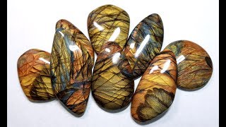 Stone Imitation  Polymer clay Labradorite Now on my Patreon web site only [upl. by Beauvais]