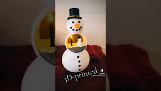 3dprinting anycubic 3dprint diy 3d 3dprinted 3dprinter christmas snow snowman light [upl. by Derk]