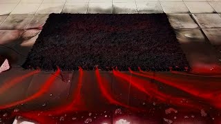 A carpet flowing with unprecedent color Satisfying carpet cleaning ASMR [upl. by Pears]