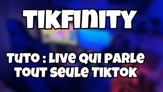 comment lire les commentaires live TikTok parler quand il y a des cadeau  Tikfinity [upl. by Sena536]