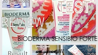 Bioderma Sensibio Forte Product Review  Skin care routine anti rednesses best sensitive skin care [upl. by Ennaeel]