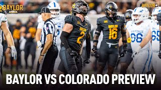 Previewing Baylors Big 12 Opener vs Colorado Inside Baylor Sports  Ep 214 [upl. by Loats]