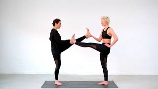 PLAYFUL PARTNER YOGA  25 MIN  SALA YOGA amp IDA MAY [upl. by Lem]