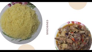 Comment faire du couscous sans couscoussier très simple et rapide [upl. by Neztnaj798]