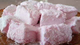 Marshmallow  Marshmallow Easy Recipe  How to make marshmallow at home [upl. by Kazue]