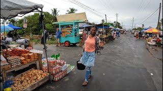 PLAISANCE MARKET BERBICE GUYANA TOUR VISITING FRIENDS amp FAMILY [upl. by Urban]