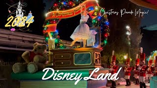 Magical Disneyland Christmas Parade 2024  FULL SHOW   Enchanting Night of Lights  USA [upl. by Glory]