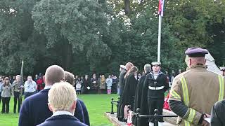 Remembrance Sunday Cowes Isle of Wight 10th November 2024 [upl. by Cavill724]