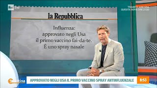 Influenza e vaccini  Unomattina 25092024 [upl. by Enidlareg]