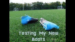 TESTING MY NEW BOOTS  Adidas Ace 17 Pure Control Baby Blue [upl. by Kinzer510]