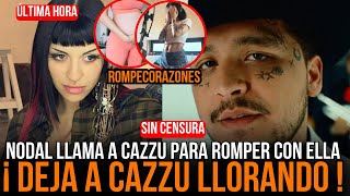 🔥💥CHRISTIAN NODAL LLAMA A CAZZU PARA ROMPER PORQUE ÁNGELA ESTÁ EMBARAZADA CAZZU ROMPE EN LLANTOS [upl. by Rania]