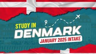 STUDY IN DENMARK  JANUARY 2025 INTAKE [upl. by Eillas764]