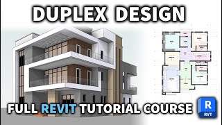 Autodesk Revit Architecture 2024 Full Beginners Tutorial Course [upl. by Edi]