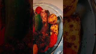 Sweet potatoes 🥔 beefribs 🥕🌶 jalapeños 45 min in oven subscribe myrecipe keepsmiling salaam [upl. by Llekcor]