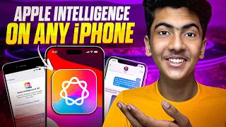 How to Install Apple Intelligence on Any iPhone 🔥  🤯 [upl. by Droc]