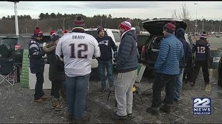 Fans invited to rally for Super Bowlbound Patriots [upl. by Ambros]