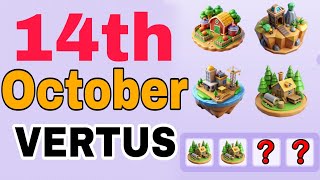 14th October Today Vertus Combo Code  Vertus Code Today  Vertus Cipher Code Today [upl. by Naimerej]