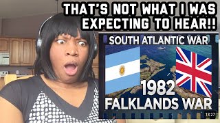 American Reacts to The Falklands War UK amp Argentina Overview [upl. by Fabria]