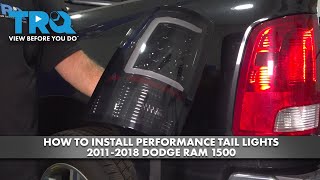 How to Install Performance Tail Lights 20112018 Ram 1500 [upl. by Bartram]