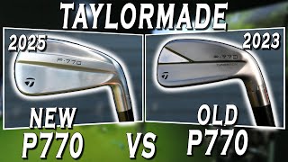 UPGRADE or STEER CLEAR  NEW 2025 Taylormade P770 vs OLD 2023 Taylormade P770 [upl. by Nalor]