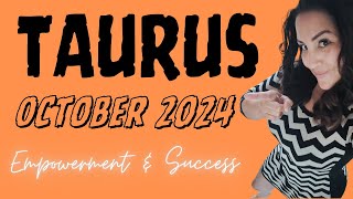 Taurus quotOVERCOMING OBSTACLES TAURUS TAROT READING FOR EMPOWERMENT AND SUCCESSquot OCTOBER 2024 [upl. by Etnor915]