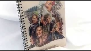 3D Lenticular Diary with GOT Caricature Tribute by Graphicurry Art by Prasad Bhat [upl. by Macegan15]