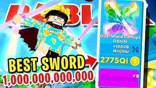 GETTING THE SECRET DUAL WEILD WEAPON TO DEFEAT THE MAX RANK BEST PLAYER IN ROBLOX NINJA LEGEND [upl. by Ennaxxor]