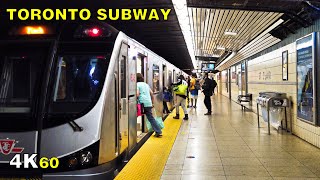 Toronto Subway Station Tour amp Ride  St Clair to Summerhill 4K [upl. by Bob507]