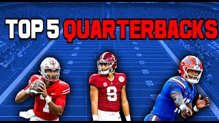 The 5 Best Quarterbacks In The 2023 NFL Draft [upl. by Lillian]