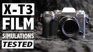 Fujifilm XT3 Film Simulations Test and Review [upl. by Adnohral]