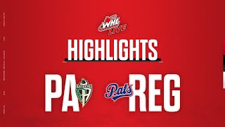 Prince Albert Raiders at Regina Pats 113  WHL Highlights 202324 [upl. by Yesteb459]