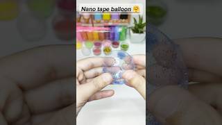 DIY nano tape balloon 🎈 shorts youtubeshorts [upl. by Nabi]