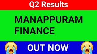 manappuram finance q2 results 2025  manappuram finance results today  manappuram finance news [upl. by Petta]