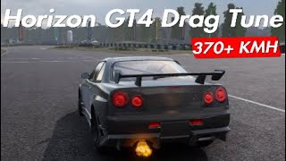 Horizon GT4 Drag Tune  370 KMH  Carx Drift Racing Online [upl. by Huxham151]