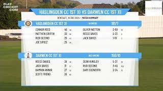 Haslingden CC 1st XI v Darwen CC 1st XI [upl. by Emmeram]