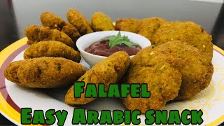 Falafel recipe  Arabic snack recipe  easy iftar and evening snack recipe in malayalam [upl. by Nylhtak100]