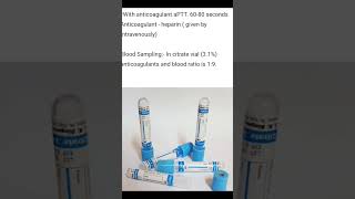 Blood Coagulation Test PTINR aPTT Test [upl. by Bilski]