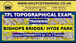 BISHOPS BRIDGE ROADHYDE PARK TFL TOPOGRAPHICAL SKILLS TEST  MARCH 2024 TRAINING [upl. by Hochman929]