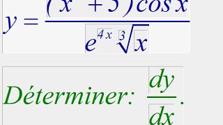 Dérivation dune fonction par la règle de la chaine [upl. by Anilat469]
