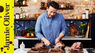 How to Cook a Leg of Lamb  Jamie Oliver [upl. by Gastineau402]