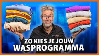 Welk Wasprogramma Moet Je Gebruiken  Expert [upl. by Llenahc]