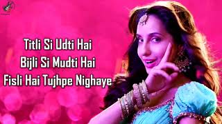 Zaalima Coca Cola LYRICS  Nora Fatehi  Tanishk Bagchi  Shreya Ghoshal  Vayu [upl. by Clarke]