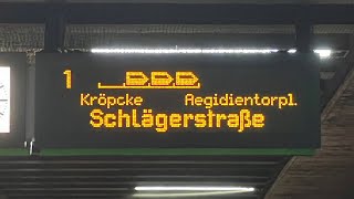 Stammstrecke B Teil 4  Seltene Anzeiger der Stadtbahn Hannover [upl. by Annawoj]