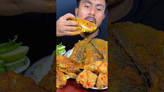 Big Pangas Fish Fry Eating mukbang asmr eatingasmr eating shortvideo reelsvideo viralvideo [upl. by Itsim]