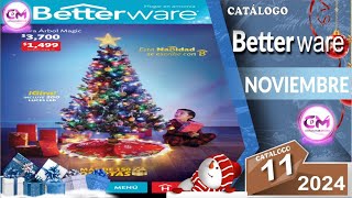 🎄CATALOGO BETTERWARE NOVIEMBRE 2024 [upl. by Kraul95]