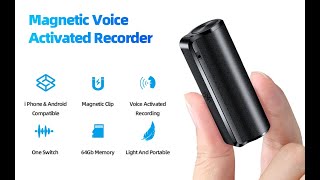 Magnetic Voice Recorder with AI Intelligent [upl. by Cottle331]