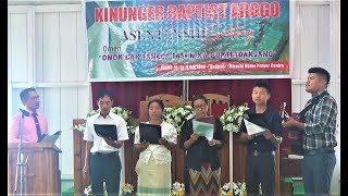 Kinunger Baptist Church Revival Ao gospel song sung by the church leaders [upl. by Llemmart508]